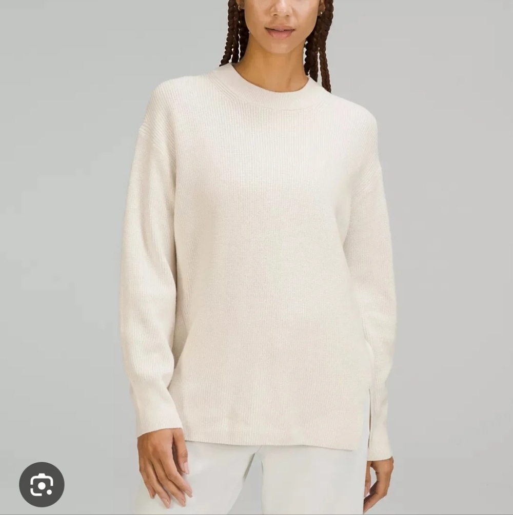 Lululemon Marino Blend Ribbed Sweater